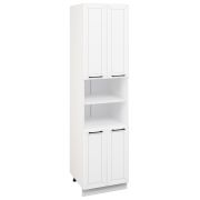 Пенал (премьер) ПД2 600Н Корпус: ЛДСП белый 16мм; фасад: фрезеровка Кельн, МДФ софт даймонд 16мм