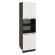 Пенал ПД2 600 Корпус: ЛДСП венге 16мм; фасад: фрезеровка Кельн, МДФ софт бланж 16мм