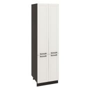 Пенал П2 600 Корпус: ЛДСП венге 16мм; фасад: фрезеровка Кельн, МДФ софт бланж 16мм