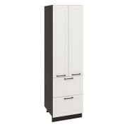 Пенал П2Я 600 Корпус: ЛДСП венге 16мм; фасад: фрезеровка Кельн, МДФ софт бланж 16мм