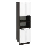 Пенал ПД2 600 Корпус: ЛДСП венге 16мм; фасад: фрезеровка Кельн, МДФ софт даймонд 16мм