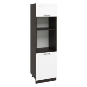 Пенал ПДГ 600 Корпус: ЛДСП венге 16мм; фасад: фрезеровка Кельн, МДФ софт даймонд 16мм