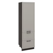 Пенал П1Я 600 Корпус: ЛДСП венге 16мм; фасад: фрезеровка Кельн, МДФ софт тоффи 16мм