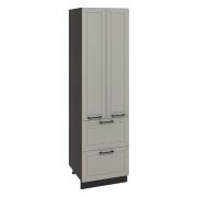 Пенал П2Я 600 Корпус: ЛДСП венге 16мм; фасад: фрезеровка Кельн, МДФ софт тоффи 16мм