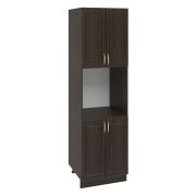 Пенал ПД2 600 Корпус: ЛДСП венге 16мм; фасад: фрезеровка Лондон, МДФ дуб венге 16мм