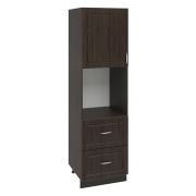 Пенал ПД2Я 600 Корпус: ЛДСП венге 16мм; фасад: фрезеровка Лондон, МДФ дуб венге 16мм