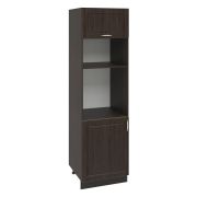 Пенал ПДГ 600 Корпус: ЛДСП венге 16мм; фасад: фрезеровка Лондон, МДФ дуб венге 16мм