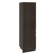 Пенал П1 600 Корпус: ЛДСП венге 16мм; фасад: фрезеровка Лондон, МДФ дуб венге 16мм