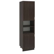 Пенал (премьер) ПД1 600Н Корпус: ЛДСП венге 16мм; фасад: фрезеровка Лондон, МДФ дуб венге 16мм