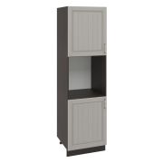 Пенал ПД600-11 Корпус: ЛДСП венге 16мм; фасад: фрезеровка Лондон, МДФ дуб графит 16мм