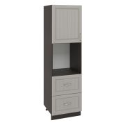 Пенал ПД600-12Я Корпус: ЛДСП венге 16мм; фасад: фрезеровка Лондон, МДФ дуб графит 16мм