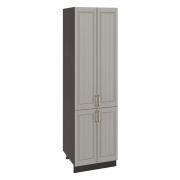 Пенал П600-22 Корпус: ЛДСП венге 16мм; фасад: фрезеровка Лондон, МДФ дуб графит 16мм