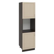 Пенал ПД1 600 Корпус: ЛДСП венге 16мм; фасад: фрезеровка Лондон, МДФ дуб капучино 16мм