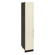 Пенал П 400 Корпус: ЛДСП венге 16мм; фасад: фрезеровка Лондон, МДФ дуб крем 16мм