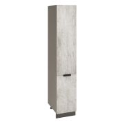 Пенал П 400 Корпус: ЛДСП венге 16мм; фасад: фрезеровка Норд, МДФ камень беж 16 мм