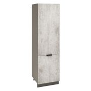 Пенал П600-11 Корпус: ЛДСП венге 16мм; фасад: фрезеровка Норд, МДФ камень беж 16 мм