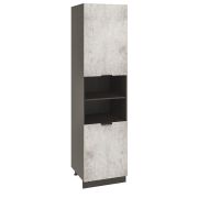 Пенал (премьер) ПД600Н-11 Корпус: ЛДСП венге 16мм; фасад: фрезеровка Норд, МДФ камень беж 16 мм