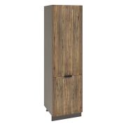 Пенал П600-11 Корпус: ЛДСП венге 16мм; фасад: фрезеровка Норд, МДФ орех канадский 16 мм