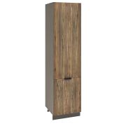 Пенал (премьер) П600Н-11 Корпус: ЛДСП венге 16мм; фасад: фрезеровка Норд, МДФ орех канадский 16 мм