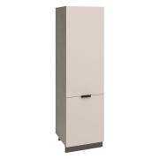 Пенал П1 600 Корпус: ЛДСП венге 16мм; фасад: фрезеровка Норд, МДФ софт какао 16 мм