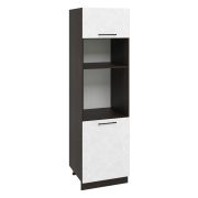 Пенел ПДМ600-1Г1 Корпус: ЛДСП венге 16мм; фасад: фрезеровка Нувель, МДФ бетон белый 16мм