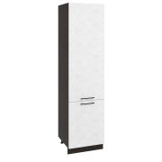 Пенал (премьер) П600Н-11 Корпус: ЛДСП венге 16мм; фасад: фрезеровка Нувель, МДФ бетон белый 16мм