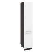 Пенал П 400 Корпус: ЛДСП венге 16мм; фасад: фрезеровка Олива, МДФ глянец белый 16мм