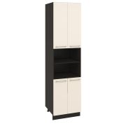 Пенал (премьер) ПД600Н-22 Корпус: ЛДСП венге 16мм; фасад: фрезеровка Олива, МДФ глянец ваниль 16мм