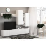 СКАНДИ Стенка МДФ НМ-001 ( Комплект ) Белый / Белый