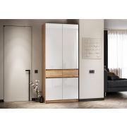 мс для прихожей Стоуби ШК-1000 Дуб Крафт золотой / Глянец белый