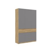 БОСТОН ШК-002 Шкаф 3-ств. ЛДСП (Комплект) Дуб Крафт золотой / Шифер серый