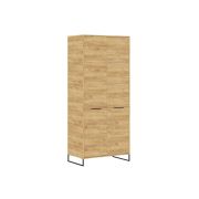 ЛОФТ Шкаф для одежды ШК-001 Корпус - Дуб Крафт золотой  Фасад ЛДСП - Дуб Крафт золотой