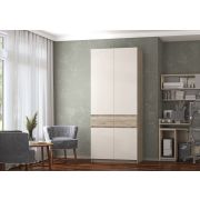 БОСТОН ШК-001 Шкаф 2-ств. ЛДСП (Комплект) Дуб крафт серый / Кашемир