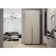 БОХО Шкаф ШК-001 (Шкаф со штангой, 2-ств.) Дуб крафт серый / Кашемир